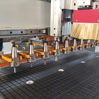 Machine à graver CNC pour la fabrication d'armoires de porte, travail du bois, routeur CNC 1325, bois MDF, Chine, routeur CNC 4 axes, travail du bois, moteur pas à pas 9kw