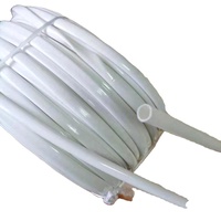 Manchon isolant en caoutchouc de silicone et fibre de verre, résistant à la chaleur, rouge et blanc, classe H, pour isolation électrique