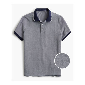 Polo d'été pour hommes T-shirt personnalisé à manches courtes Travail sur mesure T-shirts polo pour hommes 100% coton - Product Image 1