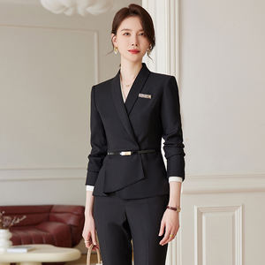 Traje Formal de Oficina para Mujer, Otoño Invierno, Uniforme Profesional para Recepcionista de Hotel, Gerente, Ropa de Trabajo - Product Image 5