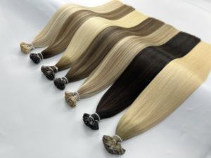 Extensiones de Cabello Humano Virgen con Punta Plana Europea, Venta al por Mayor de Fábrica, 100% Cutícula Alineada, Doble Trama a Máquina, 14-24 Pulgadas - Product Image 2