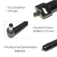 Chargeur de voiture adaptateur de voyage cc 65W USB-C pour Dell Latitude 5420 3520 5520 5400 5401 9420 9520 7420 7410 5310 2 en 1 Inspiron 14 749