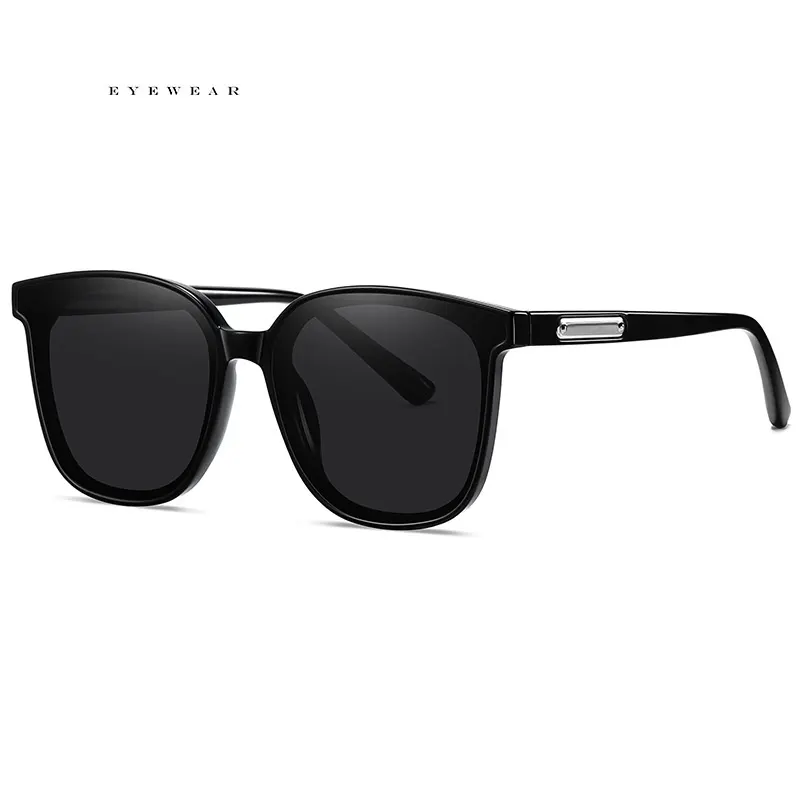 EESER New Polarized Sunglasses For Men And Women Sunglasses Double Slot Myopia Glasses Classic Black Classic Big Frame