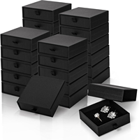 Boîte cadeau personnalisée avec logo imprimé, boîte rigide pliable mate, boîte à tiroir, boîte en papier recyclable, emballage biodégradable pour bijoux
