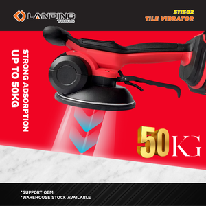 Vibrateur de carrelage portatif sans fil industriel 21V 511502, 6 vitesses, affichage numérique, 50KG, diamètre de la ventouse 140mm, 4000-8000 tr/min - Product Image 5