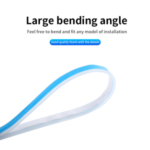 2pcs phổ màu thay đổi dẫn ban ngày Chạy ánh sáng Dải 12V tự động màu trắng lần lượt tín hiệu màu vàng phanh dòng chảy đèn tín hiệu lần lượt - Product Image 5