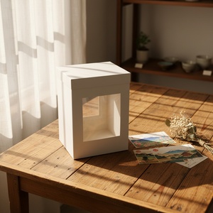 Sunshine Cake Paper Box with <b>Boxes</b> Packaging Custom Luxury <b>White</b> Cake Paper Box - Product Image 1