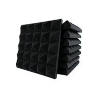 Vente en gros usine Mousse acoustique pyramidale 20x20x3 pouces (50x50x8cm) en polyuréthane insonorisant, couleur personnalisée, faible MOQ