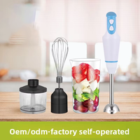 RSC Draadloze RVS Draagbare Handmixer Keuken Staafmixer Mixer Machine Koper Plastic