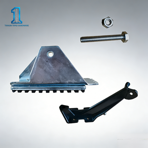 Pièces de marchepieds métalliques industriels : Pieds de marchepieds à trou rond avec vis réglables pour <span class=keywords><strong>support</strong></span> - Product Image 5