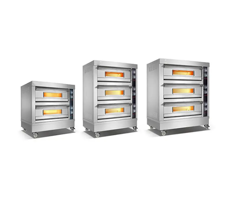 Four rotatif à air chaud pour la cuisson des pizzas à convection à 8 plateaux