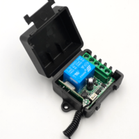 Kit de commutateur à distance RF sans fil DC12V, contrôleur monocanal avec 2 télécommandes à un seul bouton, adapté aux commutateurs de circuit