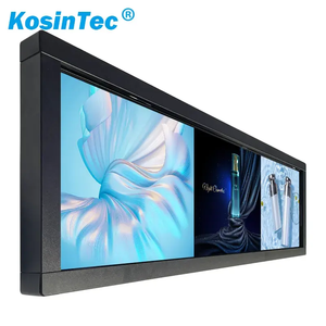Kosintec Pantalla LCD personalizada Barra elástica Estante de señalización <span class=keywords><strong>digital</strong></span> Cabecera de borde Pantalla de estante de señalización <span class=keywords><strong>digital</strong></span> duradera - Product Image 2
