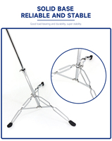 Factory Custom Logo G300 Cymbal Stand 22-MM for All Drummers Professional Percussion Instruments Accessories
