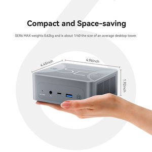 Beelink ser6 Max 7735hs Mini PC <span class=keywords><strong>AMD</strong></span> R7 CPU 8 lõi SO-DIMM kép DDR5 32G 1TB SSD 2.5G LAN Máy tính chơi Game Mini PC - Product Image 5