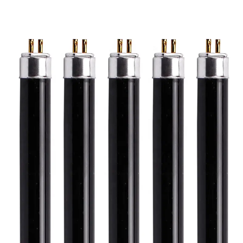 UV 블랙 튜브 라이트 T5 4W 6W 8W 212MM UVA-BLB 형광등 튜브 파우더 365nm UVA 블랙 램프