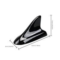 Autocollant de décoration d'antenne de requin pour toit de voiture, accessoires de modification automobile, autocollant de décoration de toit de voiture, universel