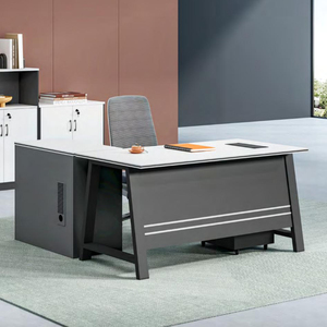 Moderne Houten Kantoormeubilair Executive <span class=keywords><strong>Computer</strong></span> Desk Eenvoudige Baas Ceo Medewerker Bureau <span class=keywords><strong>Computer</strong></span> Tafel - Product Image 5