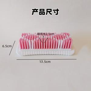 Cepillo de Lavandería de Cerdas Suaves, Herramienta de Limpieza de Ropa de Plástico, Color Beige, Cepillo Multifuncional para Zapatos, Hecho en Zhejiang - Product Image 4