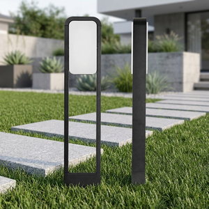 Nueva Lámpara de Poste LED Rectangular de Aleación de Aluminio para Exteriores IP65 con Luz Diurna de 6000K, Control Táctil y 3 Años de Garantía - Product Image 6