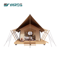 Tissu imperméable personnalisé en gros 1050G-PVDF pour tente extensible de luxe en plein air