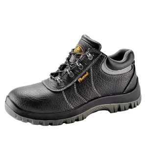 Safetoe Cow Leather Steel Toe Professional S3 Industrial Construction Shoe Manufacturer Men's Cat Brand Price Work Safety Shoes