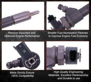 Injecteur de carburant diesel 0445110253 0445110254 33800-27800, adapté à Hyundai Grandeur Santa Fe 2.2L D4EB 2.2L-D HTI CRDi - Product Image 2