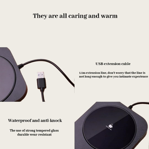 Taza Inteligente con Calefacción Inalámbrica, Temperatura Constante de 55 Grados, Taza Inteligente de Cerámica para Café y Té - Product Image 6