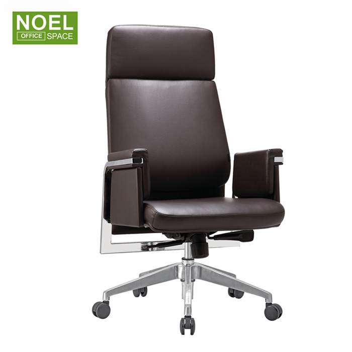 Hot sale leather high back backrest adjustable swivel office chair executive chair China