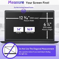Écran de confidentialité pour ordinateur portable 14 pouces pour moniteur d'ordinateur protecteur de filtre de lumière bleue anti-éblouissement pour Lenovo T14 T14s