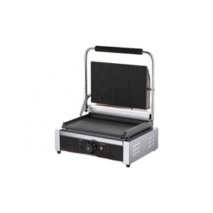 <strong>Ness</strong> Commercial Single Head Stainless Steel Electric Griddle Panini Press Plate for Hotel Restaurant Sandwiches Grill Cooking - Product Image 6