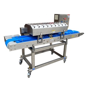 Beef Jerky Chicken Braest Förderer Typ Steak Frisches rohes Fleisch ohne Knochen Strip Cut Cutter Slice Slicer 2mm Maschine - Product Image 2