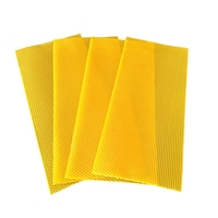 Feuilles de cire en nid d'abeille naturelle prix usine nouvelles feuilles de fondation en cire d'abeille pour ruche