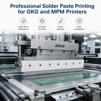 Cuchilla de Goma de Poliuretano de 200-600 mm para Impresora de Pasta de Soldar DEK SMT, Raspador de PU, Repuestos para Serigrafía