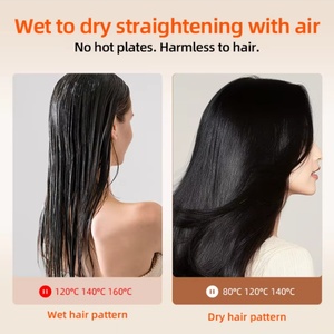 Secador y Plancha de Pelo 2 en 1 Multiusos: Airstyler con Flujo de Aire para Cabello Húmedo y Seco, Soplador de Aire y Plancha Alisadora - Product Image 6