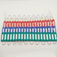 Pabrikan 70*19mm 2W modul lampu LED luar ruangan Chip lumiled tahan air IP65 aluminium hijau warna pemancar kuning