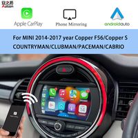 Autoradio Solution Sans Fil Apple CarPlay pour MINI Cooper F55 F56 Countryman Clubman 2014-2017 NBT Android Auto Mirroring d'Écran