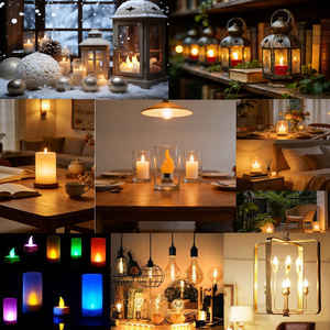 Bombillas LED <span class=keywords><strong>de</strong></span> Simulación <span class=keywords><strong>de</strong></span> Llama, Lámparas LED COB con Filamento LED y Llama Parpadeante, <span class=keywords><strong>Bombilla</strong></span> Decorativa con Tira <span class=keywords><strong>de</strong></span> <span class=keywords><strong>Luz</strong></span> - Product Image 2