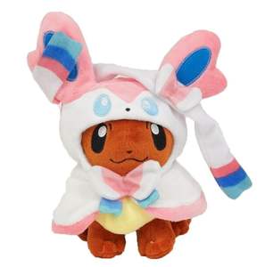 Peluche Eevee, jouet de la famille Eevee, <span class=keywords><strong>Eeveelution</strong></span>, jouets en peluche transformables Pokémon - Product Image 2