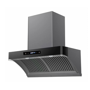 Hotte de cuisine à domicile en acier inoxydable et verre trempé couvre les pièces moteur moderne îlot cuisine murale <span class=keywords><strong>cheminée</strong></span> de Chine - Product Image 1