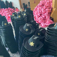 Al Aire Libre barato americano occidental mexicano fiesta sombreros de vaquero diseñe su propio sombrero de vaquero personalizado Sombrero duro