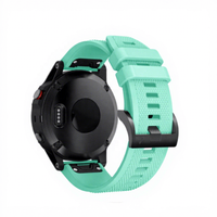 Bracelet en silicone texturé de 22 mm pour Garmin Fenix 5 Forerunner 945