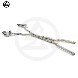 <span class=keywords><strong>BMW</strong></span> <span class=keywords><strong>M6</strong></span> E63 E64 S85 5.0L <span class=keywords><strong>V10</strong></span> Escape Ss304 Silenciador con válvula Catback - Product Image 6
