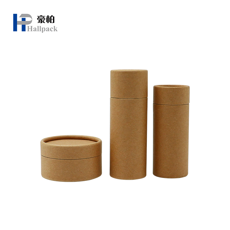 Customizable Eco-Friendly Recycled Kraft Paper Tube for Cosmetic & Gift Boxes Mailing & Tea Use with Loose Powder