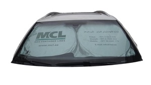 Parasol Plegable Universal para Parabrisas de Coche, Reflectante, de Poliéster Plateado, con Impresión de Serigrafía y Logotipo Personalizado - Product Image 6