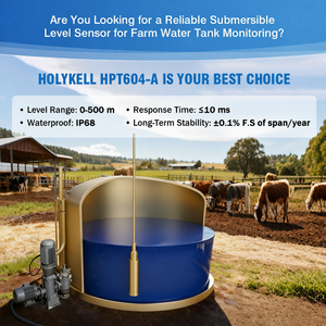 Sensor de Nivel de Agua Inalámbrico Sumergible de Acero Inoxidable 316L para Agricultura, Precisión del 0.5%, Resistente al Agua IP68, RS485, Hydrosta - Product Image 3