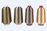 Fil métallique à haute ténacité en polyester de type ST, couleur MS ST-2, argent pur et or, pour machine à broder
