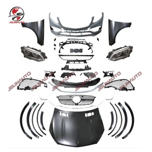 Kit Completo de Conversión de Mercedes ML350 400 a Estilo GLE63, Parachoques Delantero y Trasero, Luces, Capó para W166 <span class=keywords><strong>ML</strong></span> a GLE - Product Image 5
