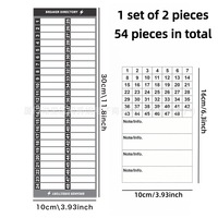 Bestseller PVC-Klebeetiketten für Elektroverteiler, Schutzschalter und Schalttafel-Identifikation, Hergestellt in China, Modell D12