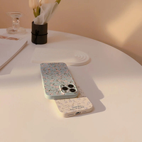 Coque de téléphone rétro fleurs brisées pour iPhone 16 15 14 13 12 11 Pro Max Fashion Simple Floral Soft Shell antichoc Bumper Cover